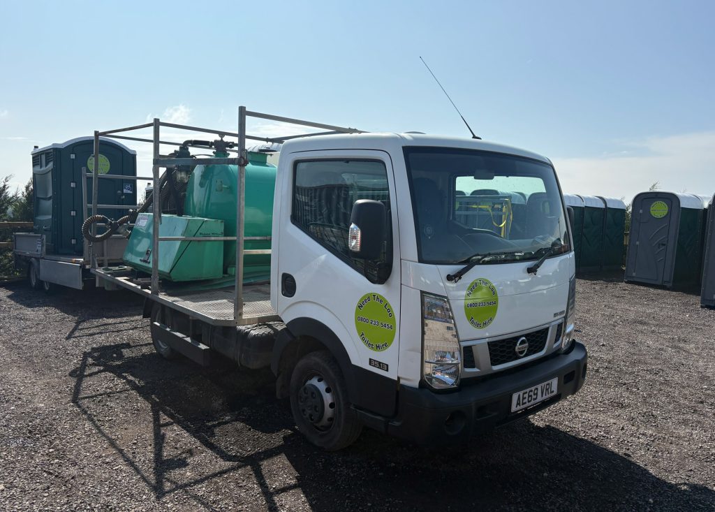 Event hire toilet pump out